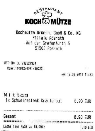 gskt Hffner Kochmtze Restaurant